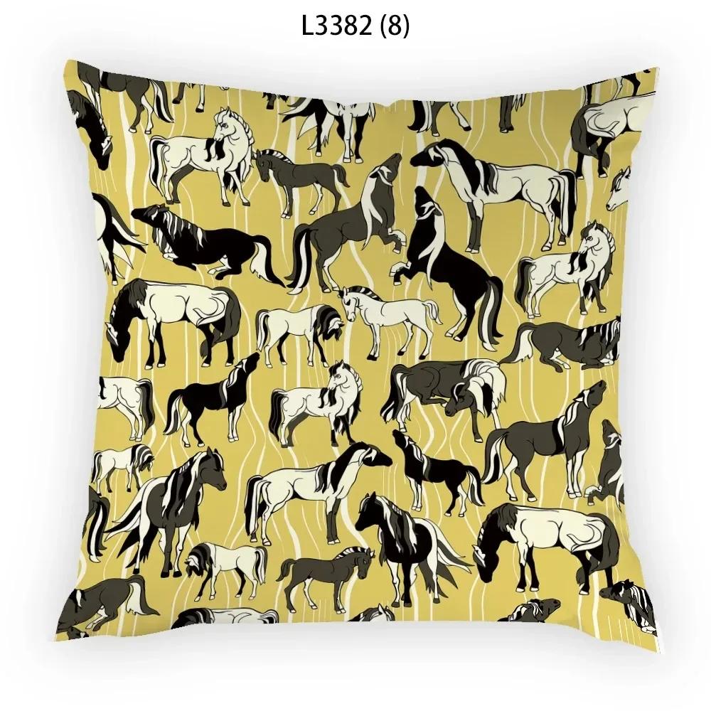 

Office Sofa Cushion Cartoon Abstract Animal Decoration Cover Luxury Home Decoration Cushion Cover 66x66cm