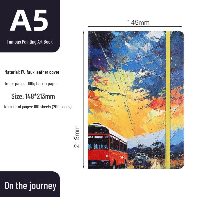 

A5 Hardcover Oil Painting Art Notebook Planner