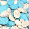 10pcs/Lot Oval Turquoises Cabochons Cameo For Jewelry Making Natural Stone Beads Cabochon Flatback Cabochon DIY Necklace Rings