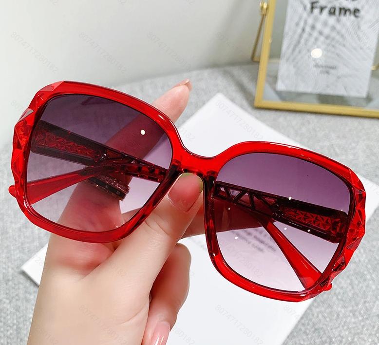 Elegant Sunglasses Women Toads Fashion Large Frame Sunglasses Holiday Retro Sunglasses