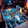 Royal MCFC Crown Carpet Rug for Living Room Bedroom Home Sofa Decoration,Kids play Nonslip Floor Mat