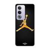 Case - Maniacase - Oppo A80 - Jordan Logo 23 - Gold Color - Flexible