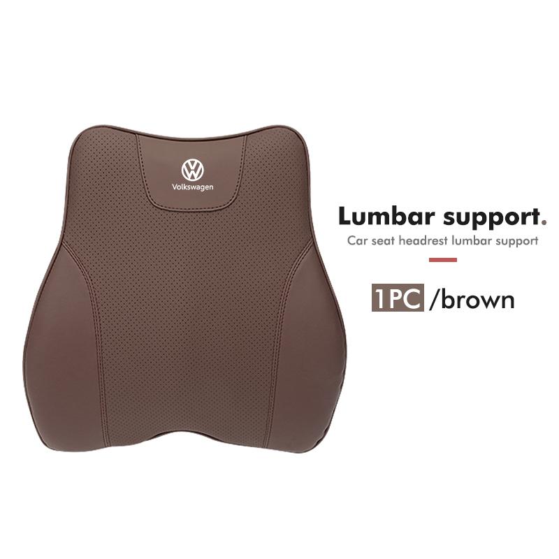Car Headrest Waist Triangle Pillow Memory Foam Cushion Support For Volkswagen VW Polo Jetta Sagitar Magotan Passat B5 B6 B7 CCOJ2