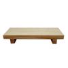 §Bandeja de Madera Soporte de Pedestal de Madera Tocador Jabón de Manos Vela Aromática Soporte de Almacenamiento Bandeja Soporte para Condimentos de Cocina Decoración del Hogar