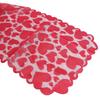 Wedding Lace Red Heart Table Runner Festival Supplies Valentines Day Table Cover Love Romantic Tablecloth Table Decoration