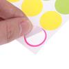10 Feuilles Cercle à Pois Bureau Salle de Classe Décoration de Fête Jouets Décoration de Journal Autocollant de Marquage 6-45Mm Autocollants Points Colorés