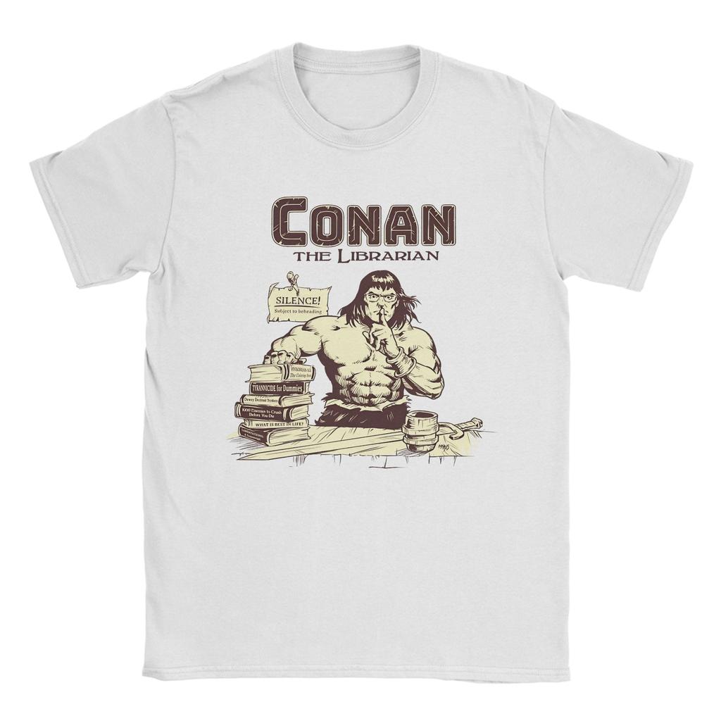 Conan The Barbarian TShirt Summer Cotton TShirts For Unisexs Fashion Loose Tshirt ShortSleeved Y2K Retro Tops