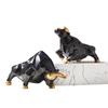 Creative Nordic Resin Animal Sculpture Abstract Simulation Ox Sculpture Modern Home Decoration Portico Desktop Accessories Gift