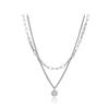 Chain Layered Bling Necklace Elbrnn143