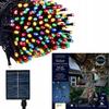 Lampki Choinkowe Zewnętrzne Solarne 500 Led Do Ogrodu Kolorowe 11M
