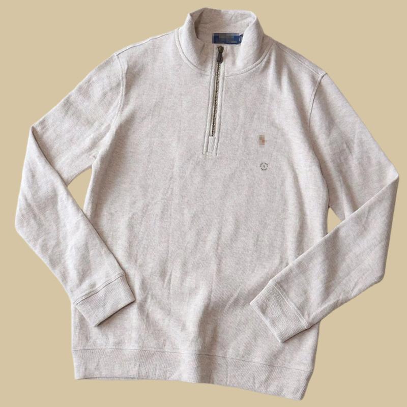 Ralph Lauren Style Half Zip High Neck Knit Sweatshirt, 7 Colors Available, Unisex Long Sleeve Casual Athletic Top