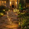 Modern Outdoor Lighting Fixtures Solar Frog Garden Stake Light, Watering Can Shadow Projection Lamp with Path Decorations for Yard Waterfall