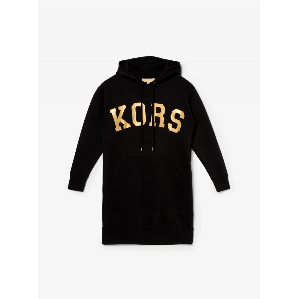 

ПЛАТЬЕ С ХУДИ С ЛОГОТИПОМ MICHAEL KORS JH381XWA281 ЧЕРНОЕ