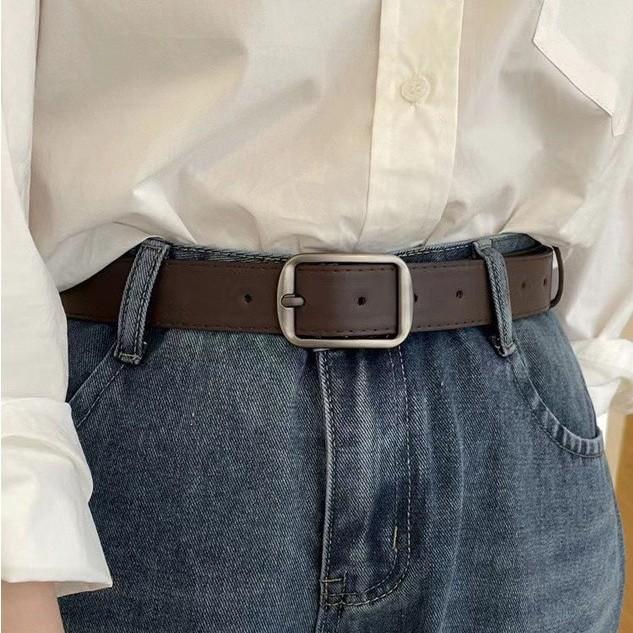 Simple Premium Belt Ladies Jeans Decorative Belt Male Student Belt
