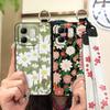 Anti-knock Oil Painting Phone Case For Infinix Hot50i/Smart9/X6531/X6532 Back Cover Wristband Fashion Design Shockproof
