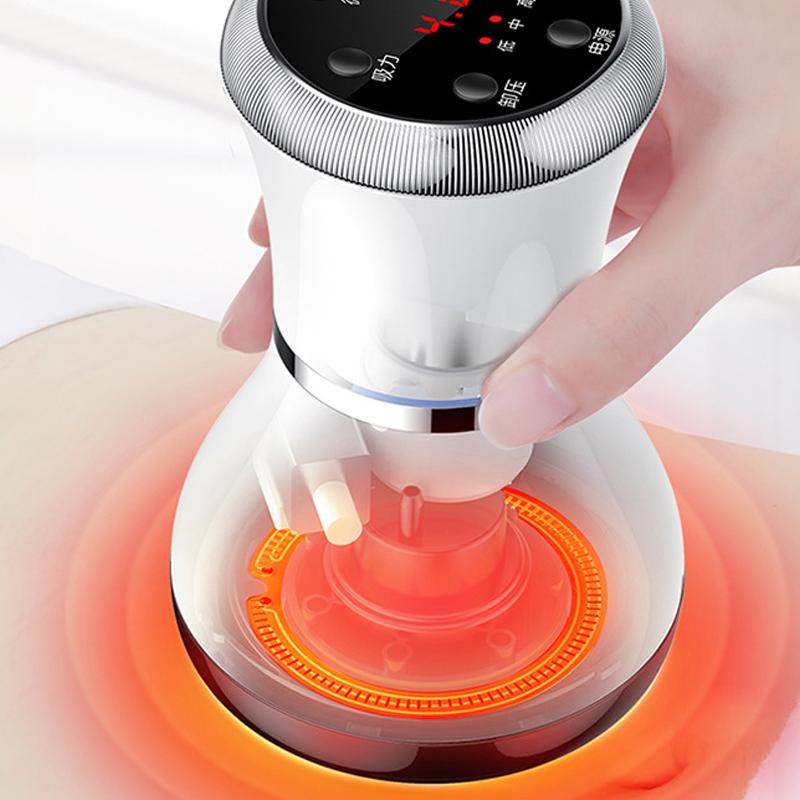 Body Massager Electronic Meridian Brush Electric Scrapping Massager Tool Anti Cellulite Magnet Therapy Guasha Scraping Fat Burne