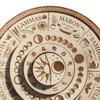 Statua Calendario Figurine in Legno Figura Oggetti da Collezione Decorativi Ornamento Annuale per Ufficio