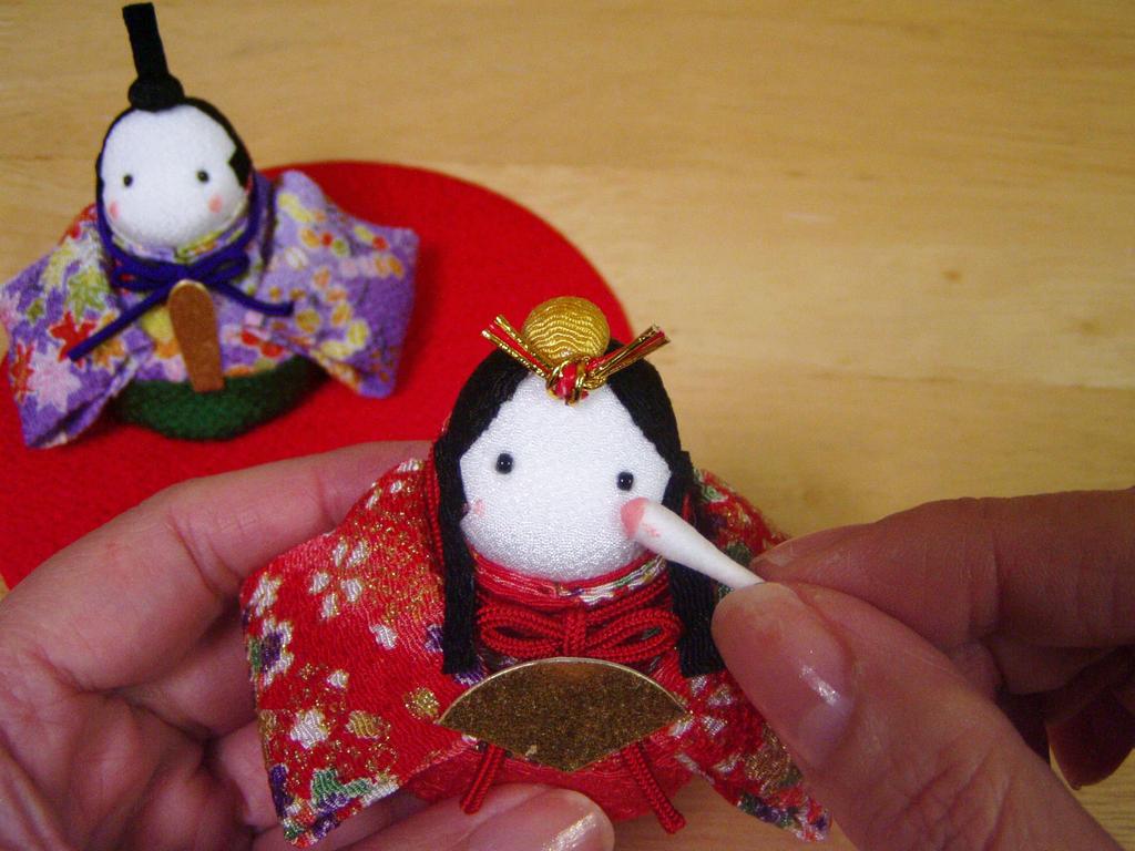 Takara Chirimen Handicraft Hina Handmade Kit "Beanbag Doll"