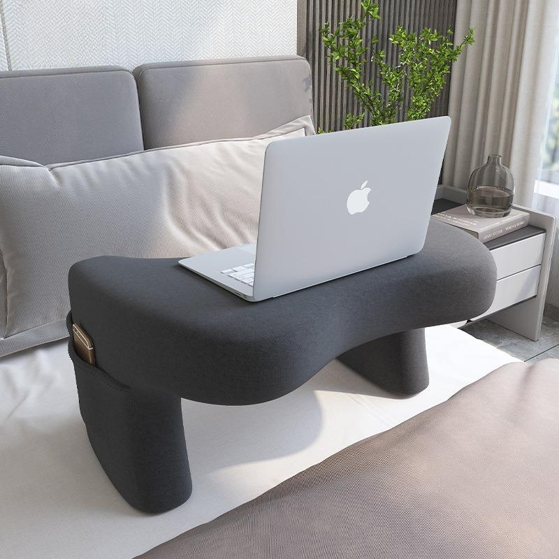 

Multi Functional Bed Desk Lazy Person Computer Desk Bed Office Desk Bedroom Cushion Read Detachable Clean Protect Cervical Spine темно-серого