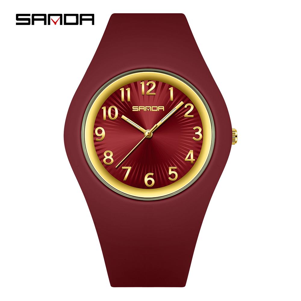 SANDA 6360 New Fashionable Quartz Watch Simple Luminous Shock Resistant Sports Student Clock Casual Boys and Girls Watch