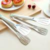 Kitchen Tongs Stainless Steel Barbecue Fork Pliers Cake Sandwich Bread Steak Tongs Practical Kitchen Cooking Supplies