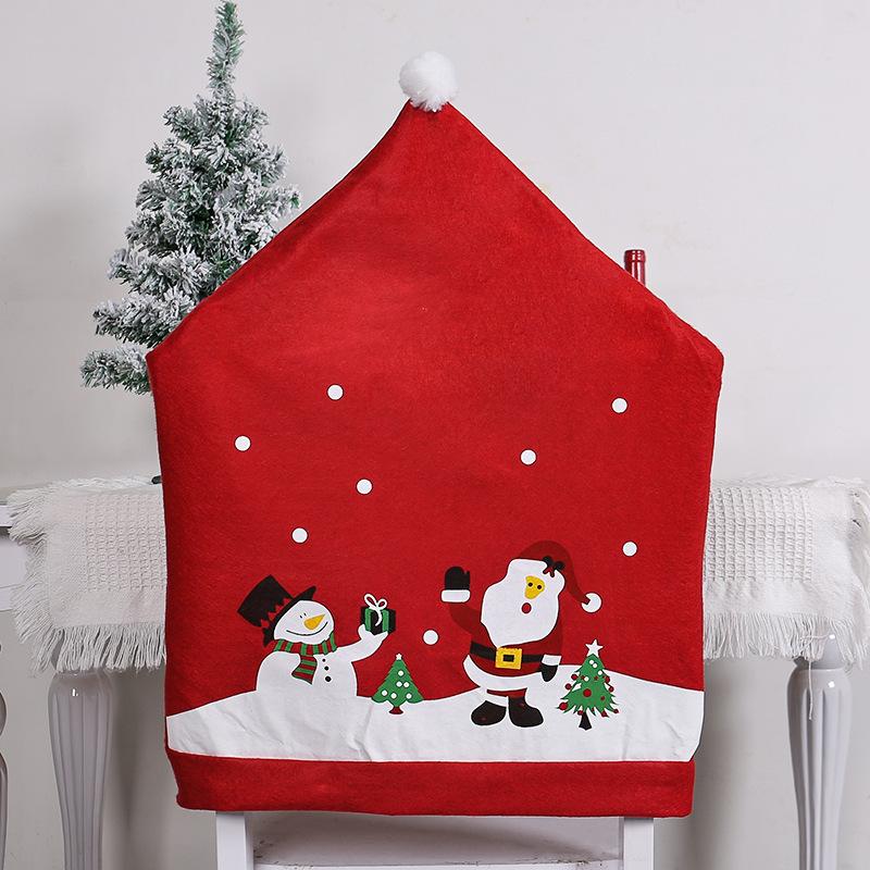 1/2 Piece Christmas Tree Chair Cover Christmas Decoration Table Decoration 2025 Year Home Christmas Decorations