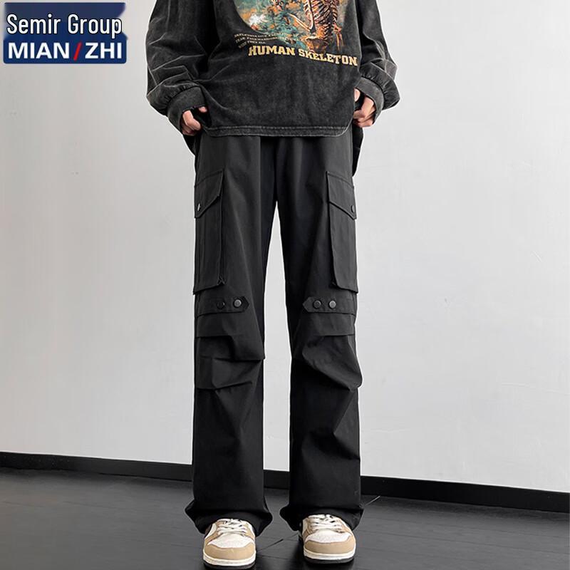 

Men s High-Street Techwear Straight Leg Cargo Pants 3XL