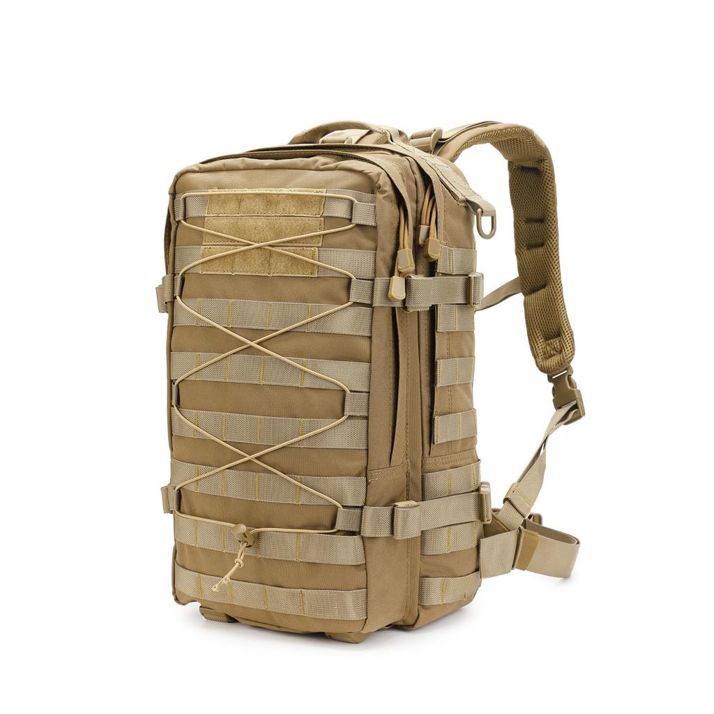 Tactical for and other Military and with Laptop Perfect for and Outdoor Perfect for and Emergency Brown W&C Backpack, 40L, Hiking, Camping, Airsoft,