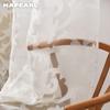 1 Stück NAPEARL Jacquard Durchsichtiger Tüll Fenstervorhang für Wohnzimmer Schlafzimmer Heimdekoration