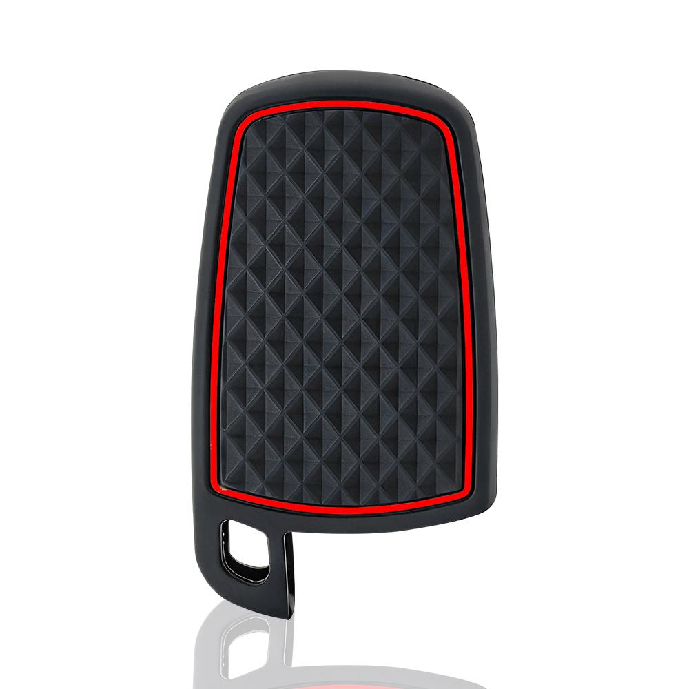 3-Tasten Silikon Auto Fernbedienung Schlüsselhülle Abdeckung für BMW E60 E61 E70 E81 E87 E90 E91 E92 X1 X5 X3 1 3 5 6 Serie Z4 Zubehör