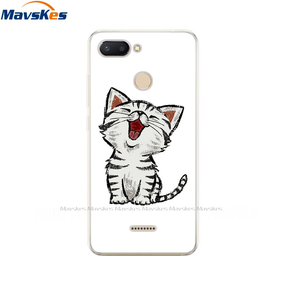 Silicone Cover for Xiaomi Redmi 6 Case Full Protection Soft Tpu Back Cover Phone Case for Xiaomi Redmi 6 Redmi6 Bumper Coque Bag