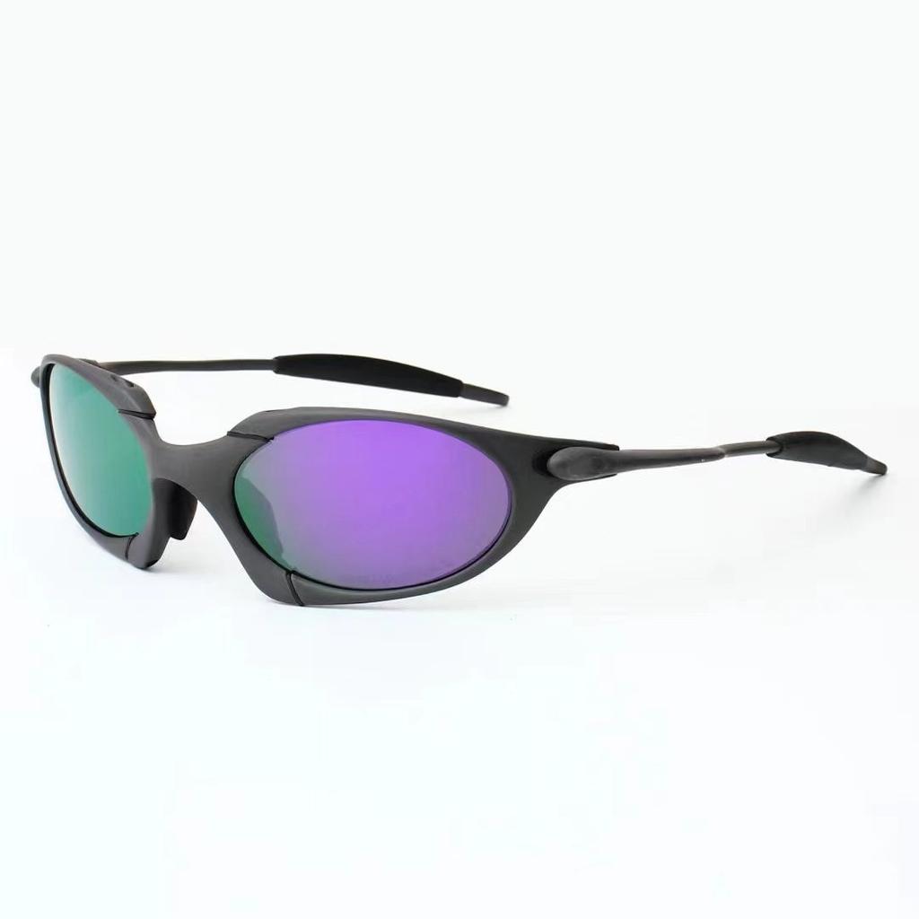 New outdoor metal-framed sunglasses with gray polarized lenses, a fashionable choice for both men and women, suitable for driving and sports