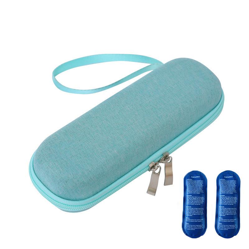 Insulin Cooler Travel Case with Thermometer Display Waterproof Medicine Organizer Bag Insulin Cooling Bag for Diabetics