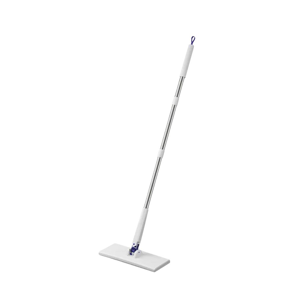 Mop Convenient Cloth Changing Mop With Hands-Free Cloth Release, No Touching Snaps Grip Mops For Wet & Dry Cleaning, Lightweight Snaps For Corners