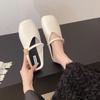 Flat-bottomed bag head and half slippers women wear new lazy shoes in summer, one pedal sandals single shoes