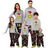 Parent-child Christmas Print Home Suit Long-sleeved Top And Pants