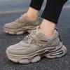 Men's 2024 Summer Breathable Trendy Dad Shoes - Thick Sole Height Increasing Casual Running Sneakers