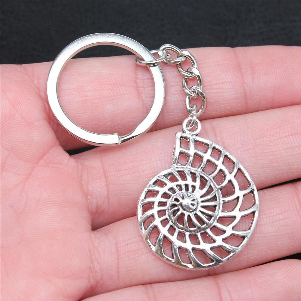 Starfish Shell Turtle Beach Ocean Keychain for Boys Trendy Boho Fathers Day Gift Classic Wallet Accessory