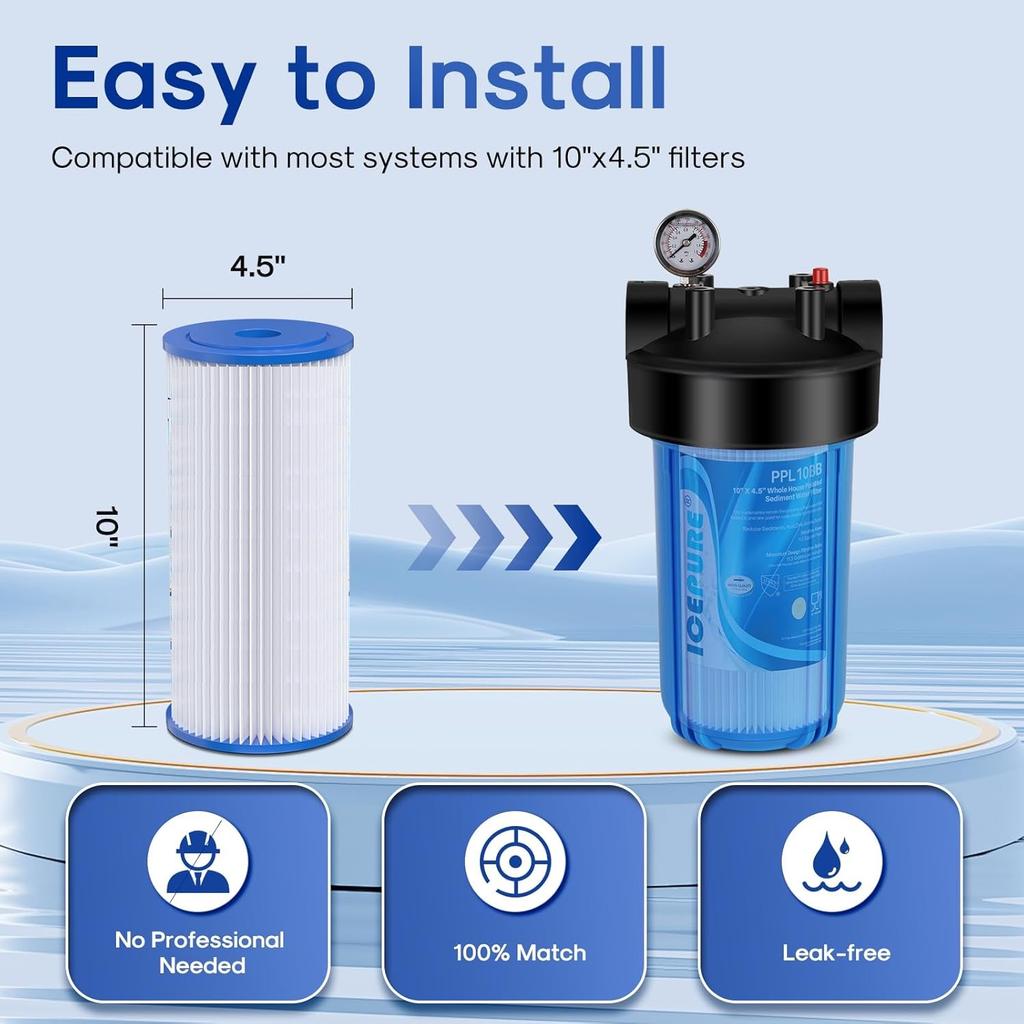 Φίλτρο Νερού Πηγαίου PPL10BB Για GE FXHSC, Culligan R50-BBSA, Pentek R50-BB, GXWH40L, W50PEHD, DuPont WFHDC3001