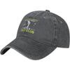 Never Underestimate Old Unisex with Golf Club Baseball Cap Vintage Washed Adjustable Dad Hat