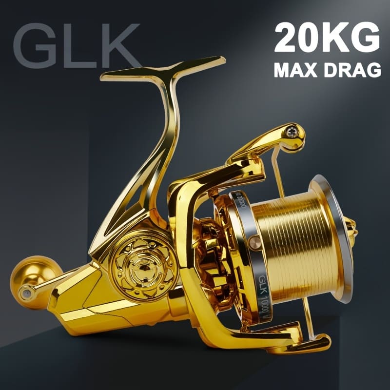 Spinning Reel Surf Fishing High Speed Gear Ratio 4.8:1 Two-hand Grip Ultra Smooth and Powerful Suitable for Saltwater Offshore and Freshwater