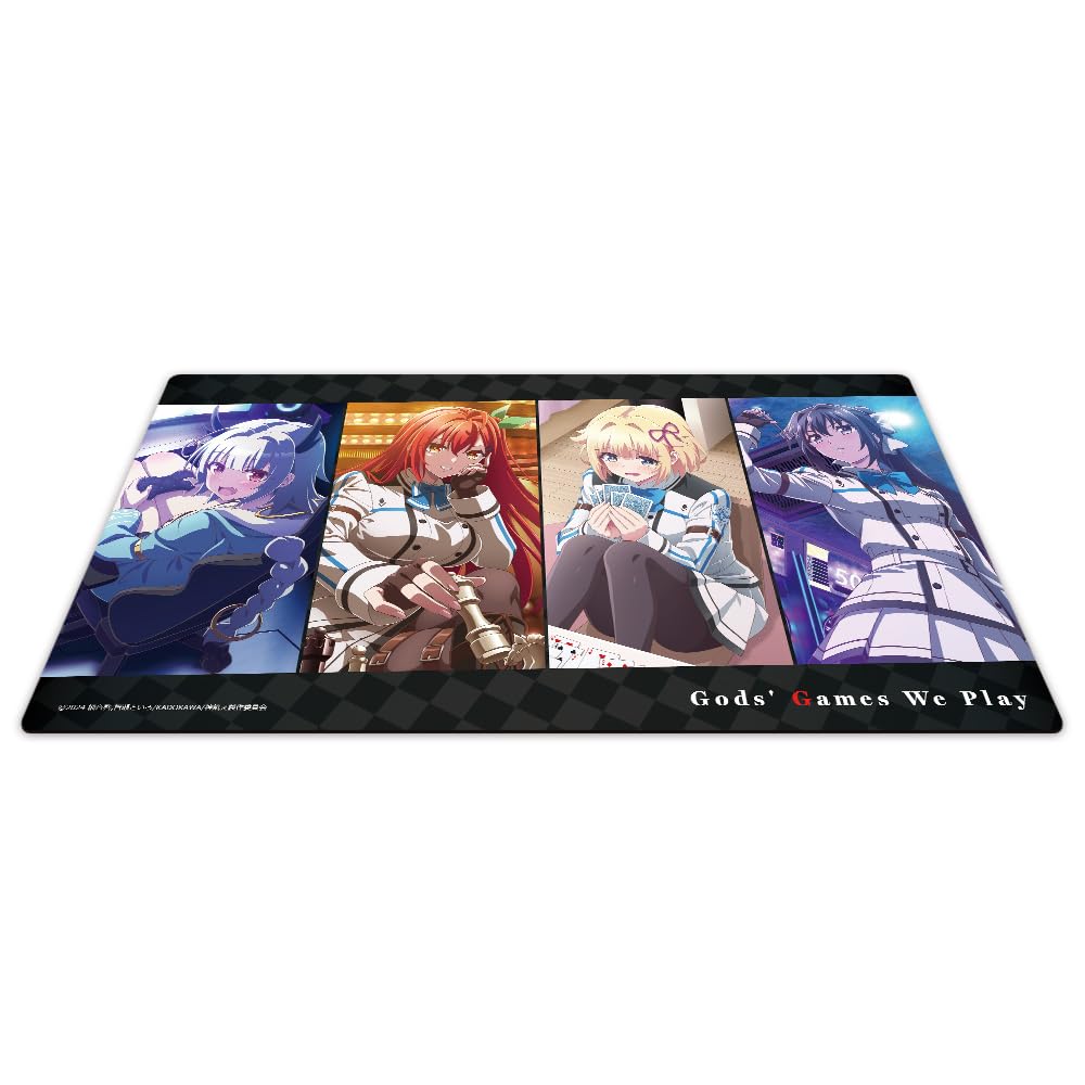 God Is Hungry for Fun. Character Rubber Mat [Leoreshe & Pearl & Nel & Ouroboros]