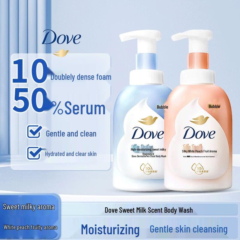 Набор кремовой пены для душа Dove