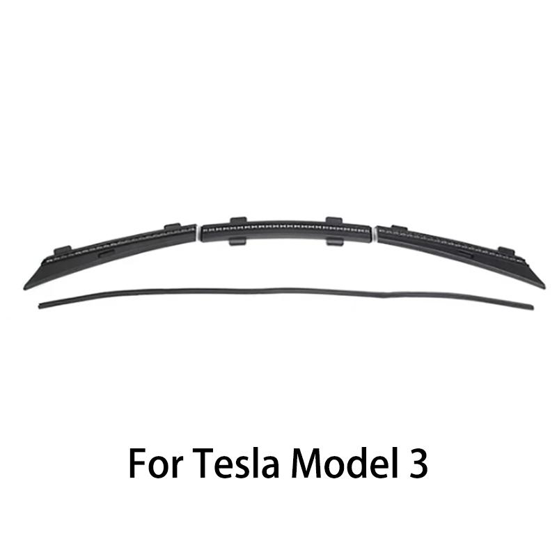 Передняя водонепроницаемая крышка шасси, водонепроницаемая полоска для 18-23 Tesla Model 3 / Y, защитная крышка воздухозаборника, аксессуары для модификации