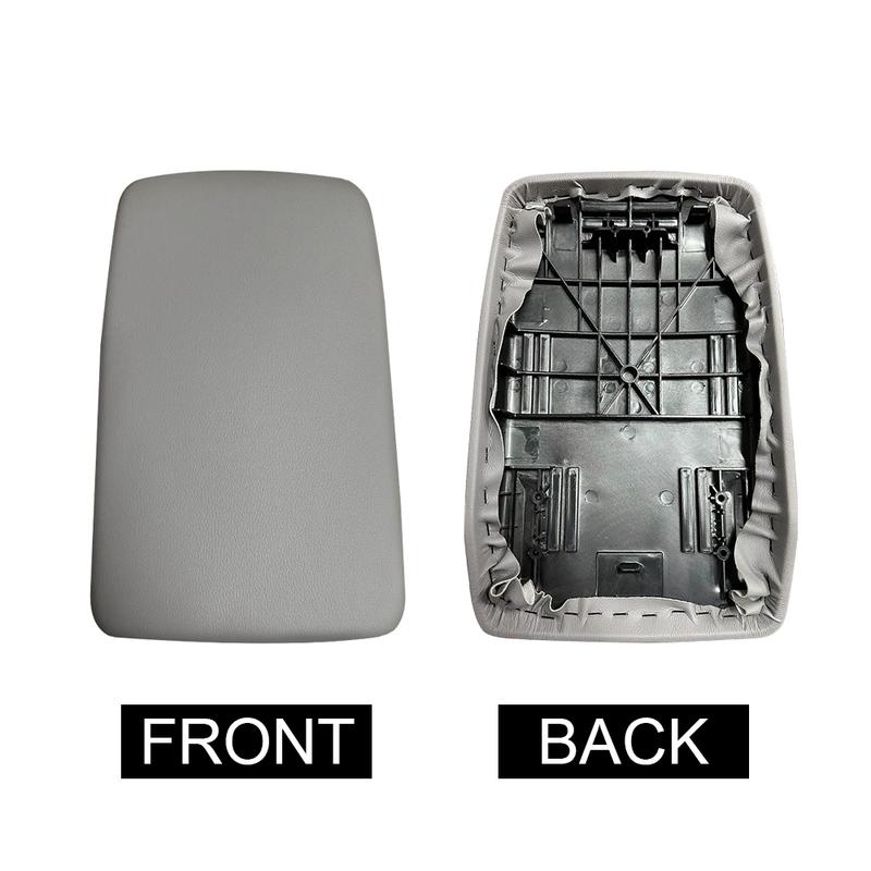 Car Armrest Cover Leather Pad Center Console Cushion Cap Styling Accessories Decoration For Toyota Highlander Kluger 2008-2013