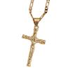 Elegant Crosses Necklace Charm Pendant Comfort Fits with Adjustable Length Chain for Everyday Wear