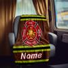 Fire Rescue Rv Customize Your Name Blanket Comfortable Soft Lightweight Allseason Multipurpose Blanket For Travel Camping Picnics Sofas Rvs Beds