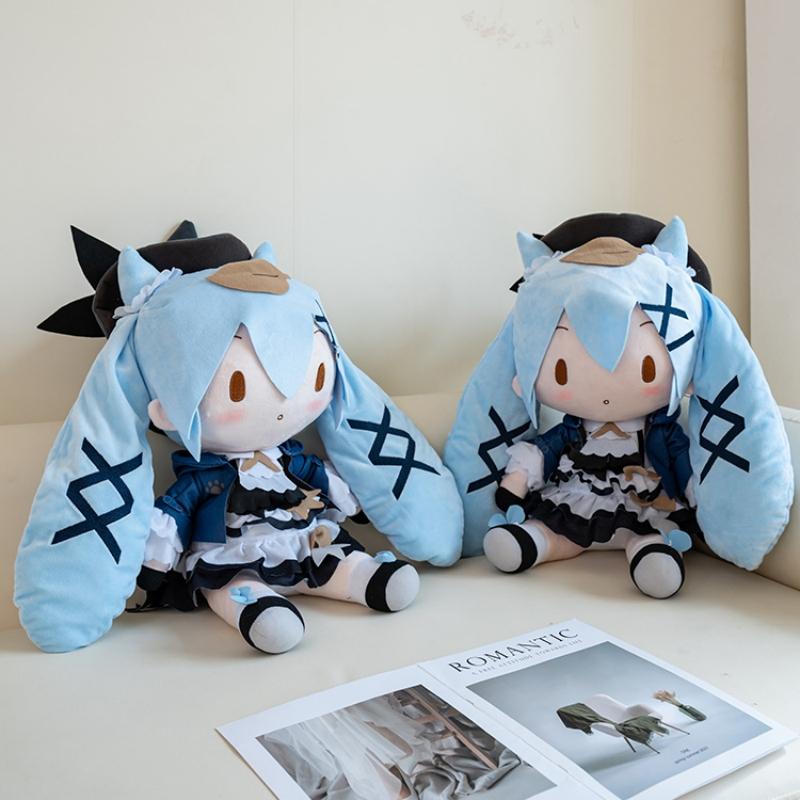 40cm Preciality Casual Hatsune Miku Plush Toy Cartoon Stuffed Lovely Girl Plushies Birthday Gift Girl