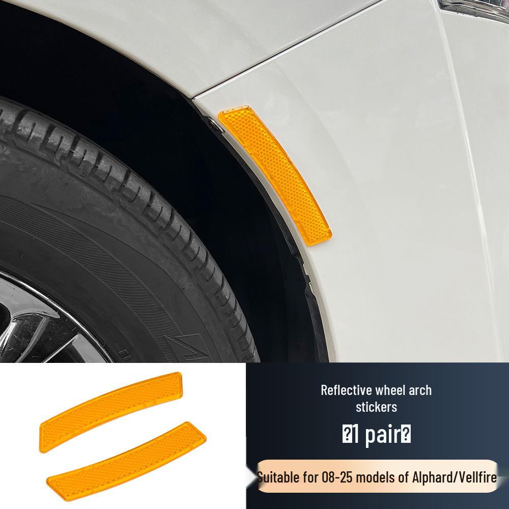 

Reflective 3D Car Door Fender Anti-Scratch Stickers - Decorative Warning for Cars