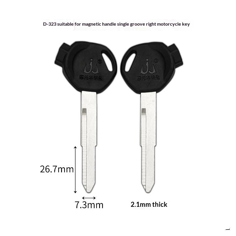 2Pcs Electric Bike Key Blanks Anti-Corrosion Durable Metal Blade for Key Duplication Outdoor Cycling E-Bike Spare Backup Accessories